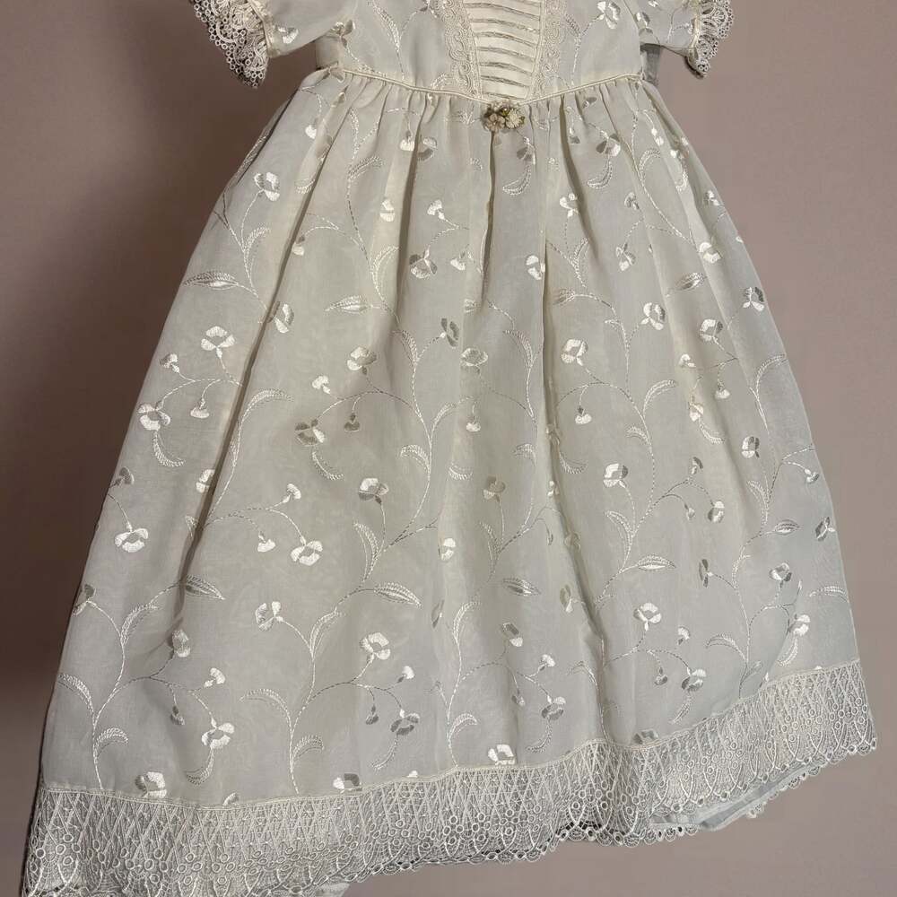 Vintage Estellares Baby Wear Christening Baptism Ivory